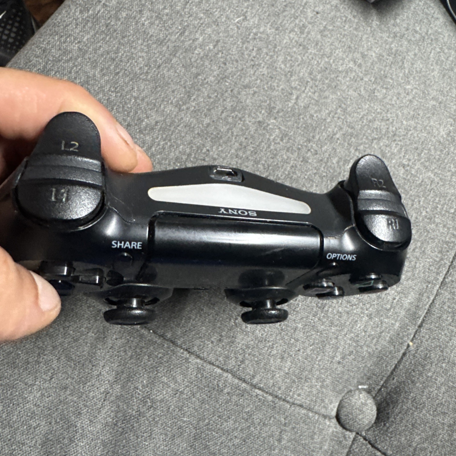 Official OEM Sony PS4 DualShock 4 Wireless Controller Jet Black EXCELLENT