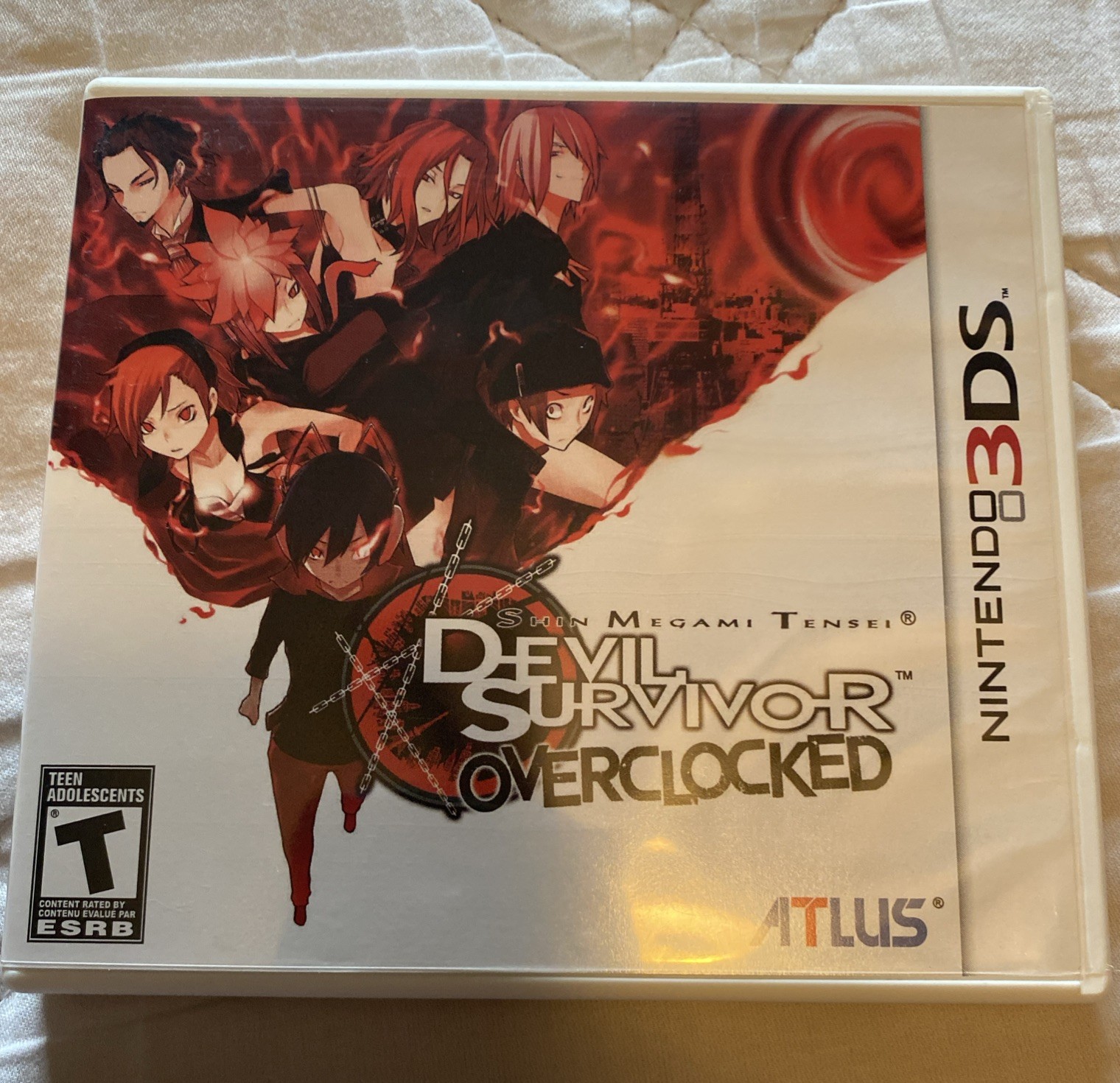 Shin Megami Tensei: Devil Survivor Overclocked 3DS, NO MANUAL Tested