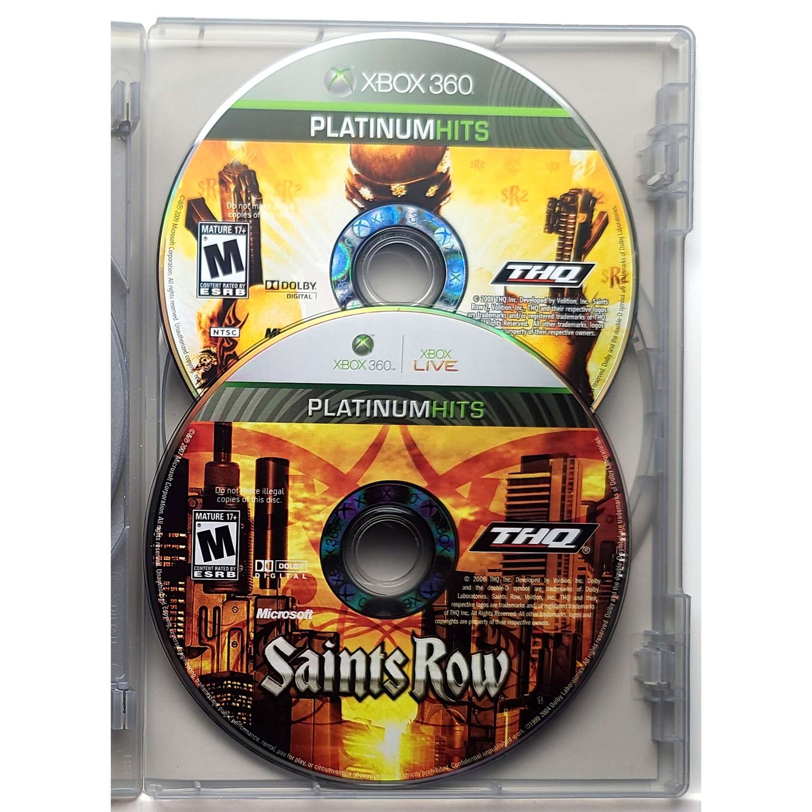 Saints Row Double Pack – Microsoft Xbox 360 Pristine Tested 1Y Guarantee