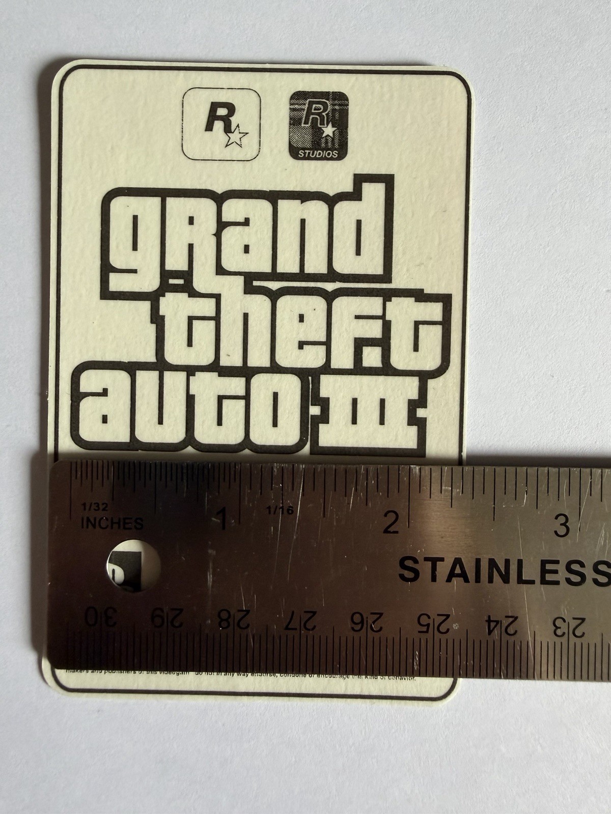 Grand Theft Auto Rockstar GAMES Promo Sticker GTA Love Media
