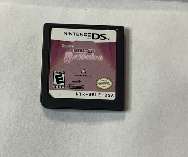 Let’S Play Ballerina (Nintendo Ds) Tested Cart Only No Tracking #1342