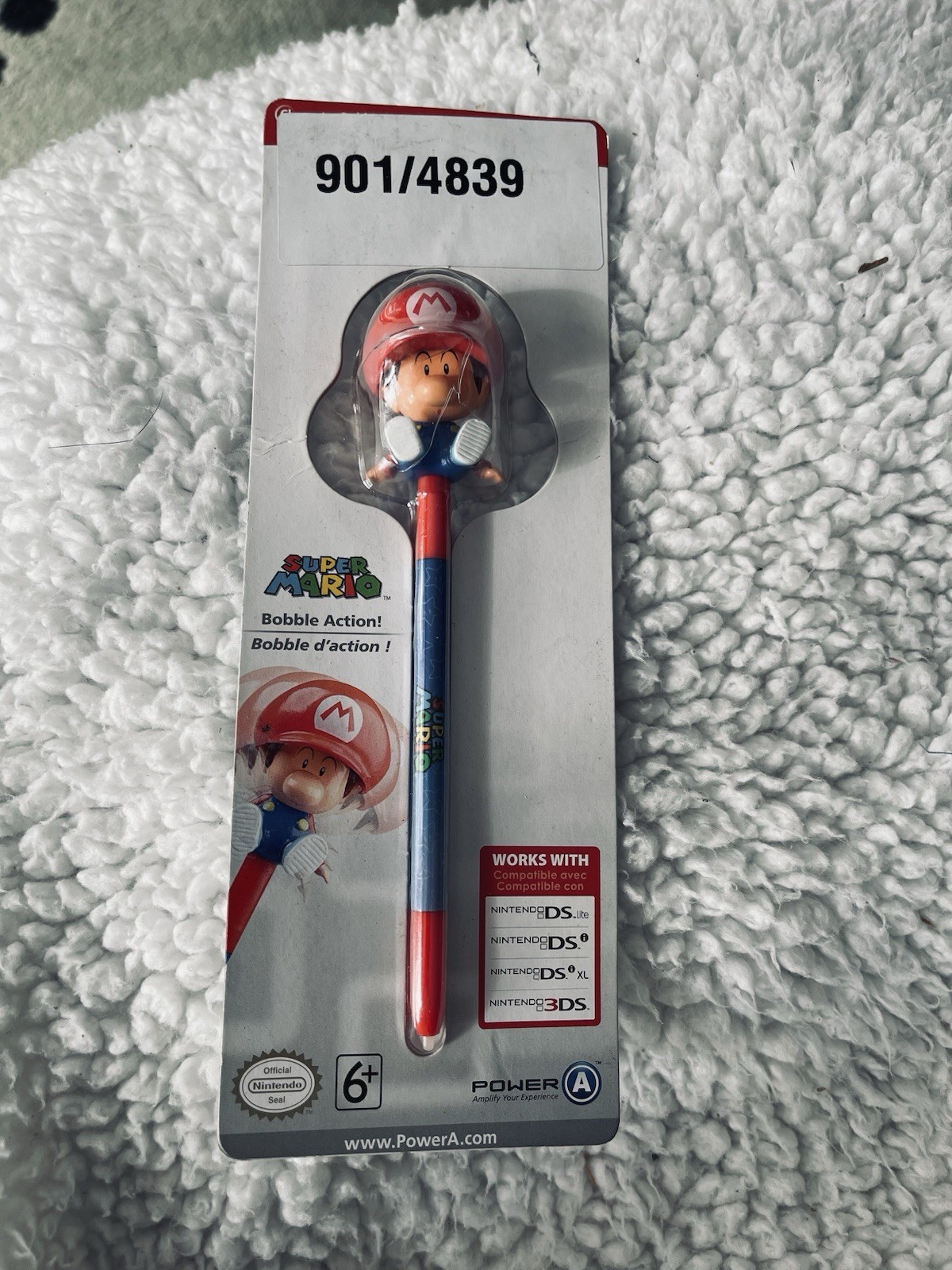 NEW BABY MARIO BOBBLEHEAD STYLUS FOR NINTENDO DS 3DS