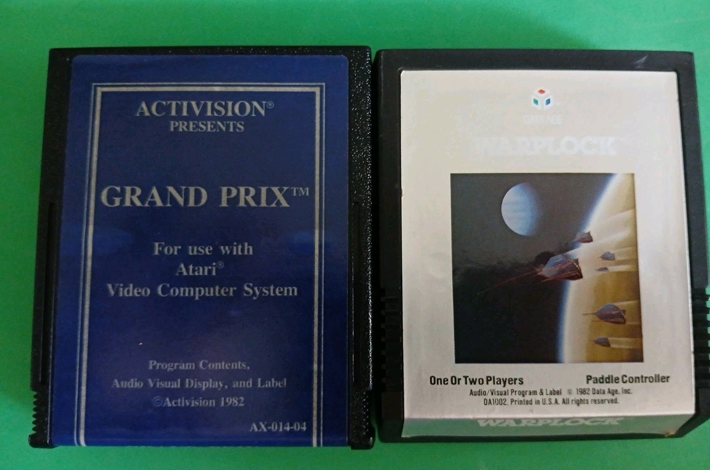 9 Atari 2600 Games Lot – Blueprint Squeeze Box Frogs & Flies Activision Dragster
