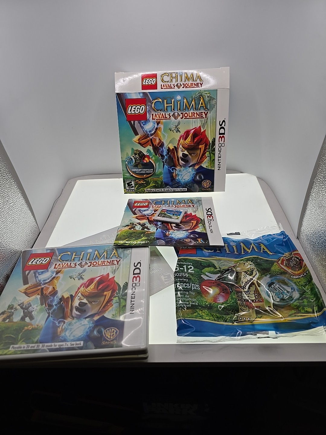 LEGO Legends of Chima Laval’s Journey Nintendo 3DS Bundle w/ Crawley Minifigure