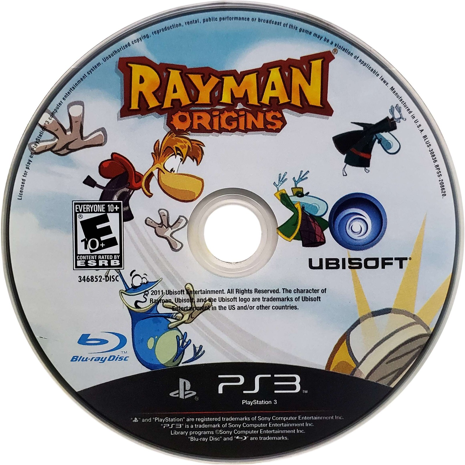 Rayman Origins – Sony Playstation 3 PS3 Tested 1Y Guarantee