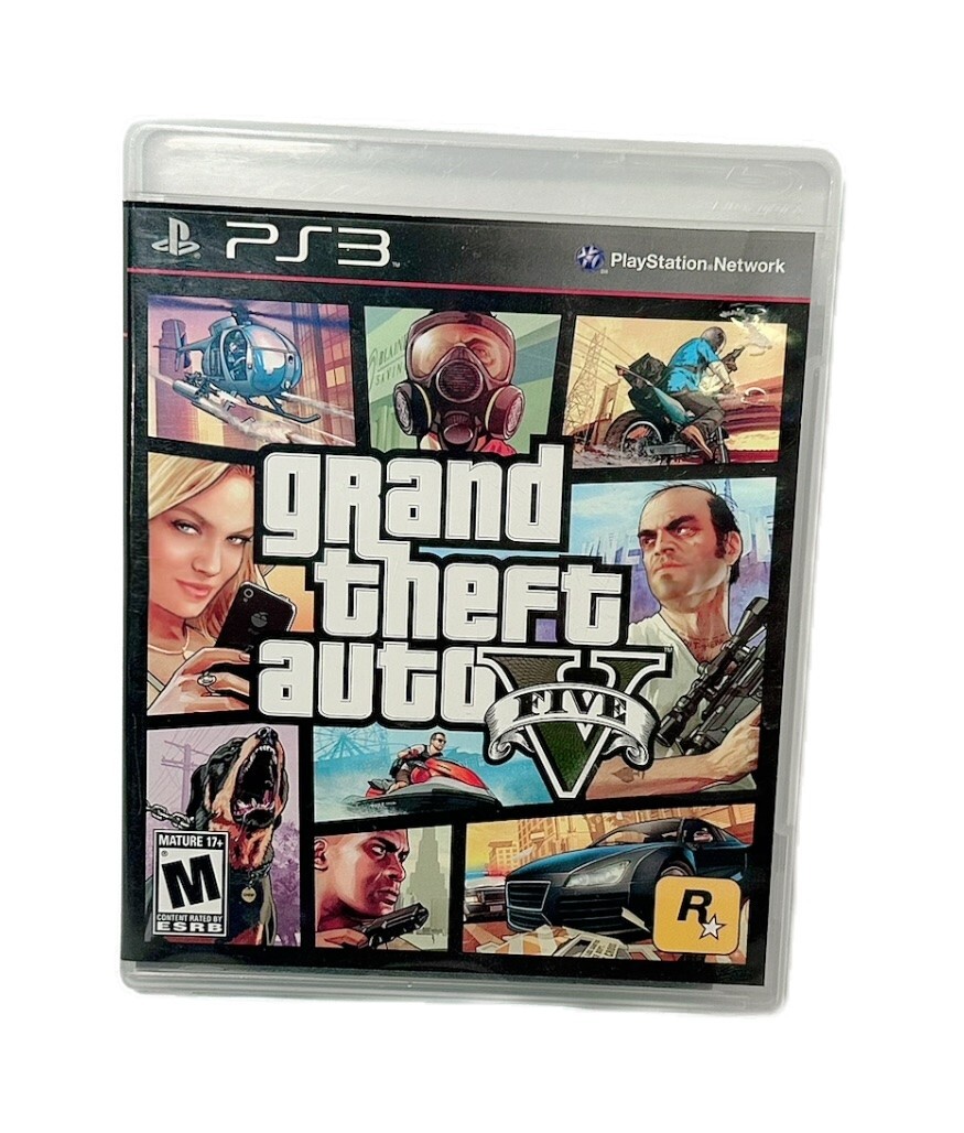 Grand Theft Auto V Complete PS3 Game Rockstar Classics Map Manual Included GTA 5