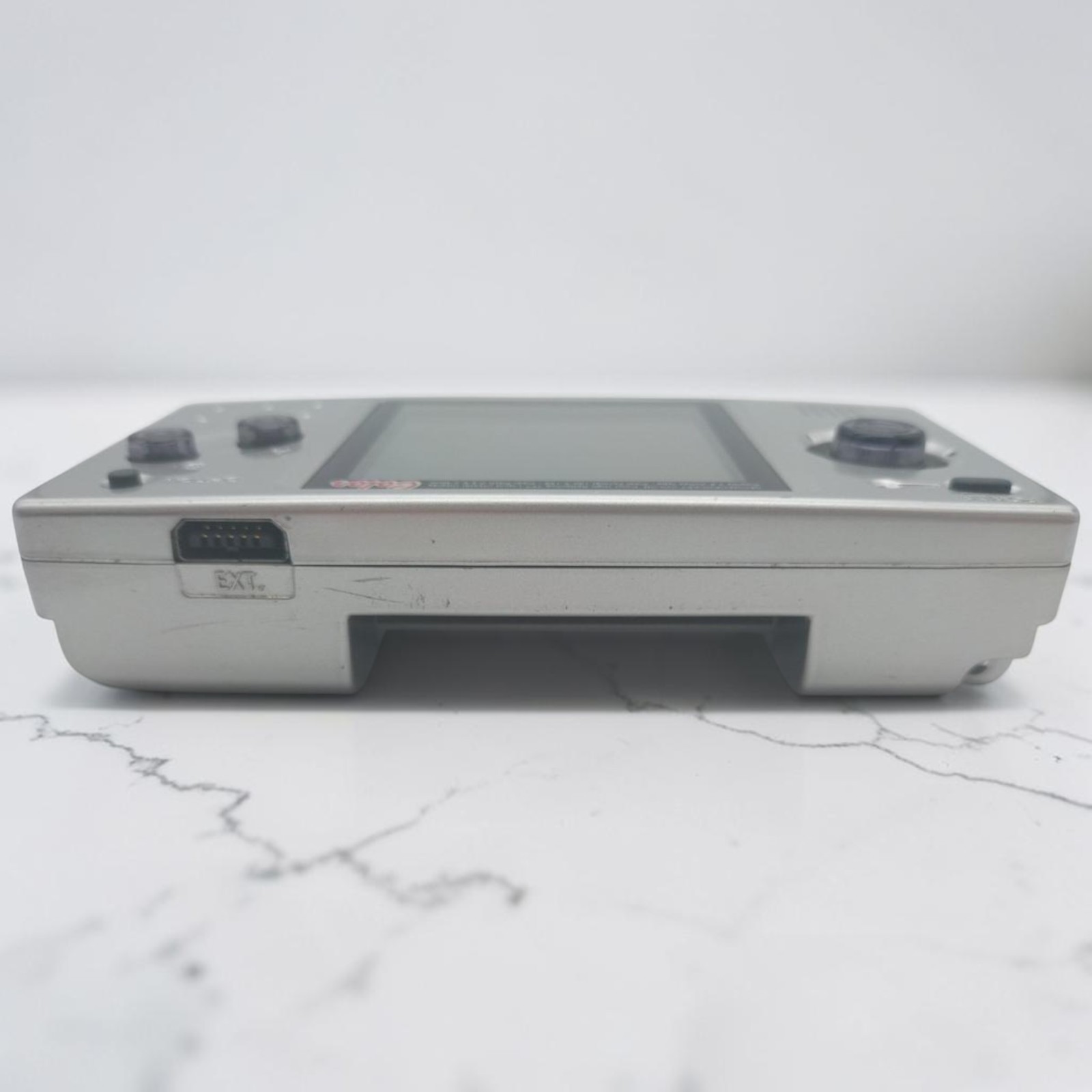 SNK Neo Geo Pocket Color Silver Handheld Console Tested Working Used Japan