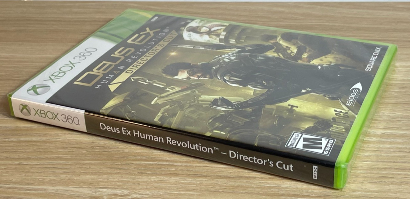 Deus Ex: Human Revolution – Director’s Cut (Microsoft Xbox 360) BRAND NEW