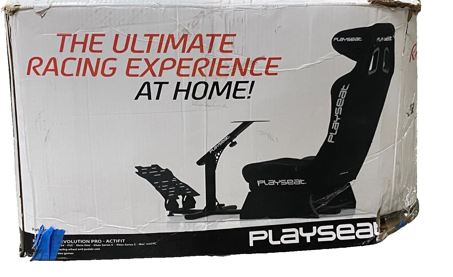 Playseat Evolution Pro Gaming Seat Black ActiFit Sim Racing Ultimate Experience