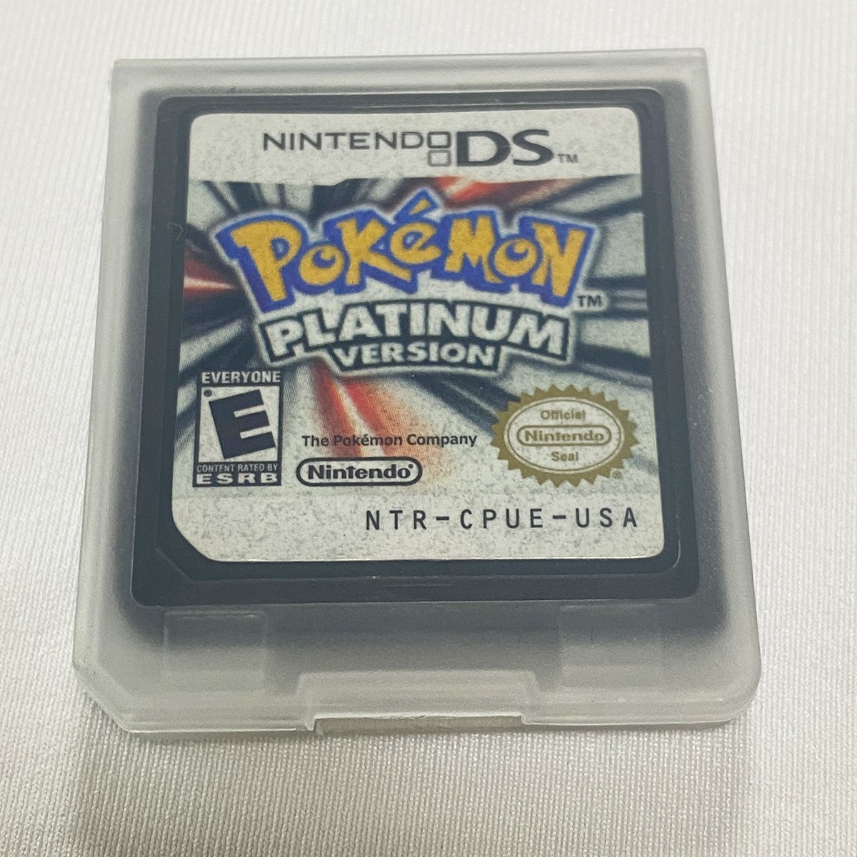 Pokemon Platinum Version DS Game Card for DS DSi 3DS XL TESTED