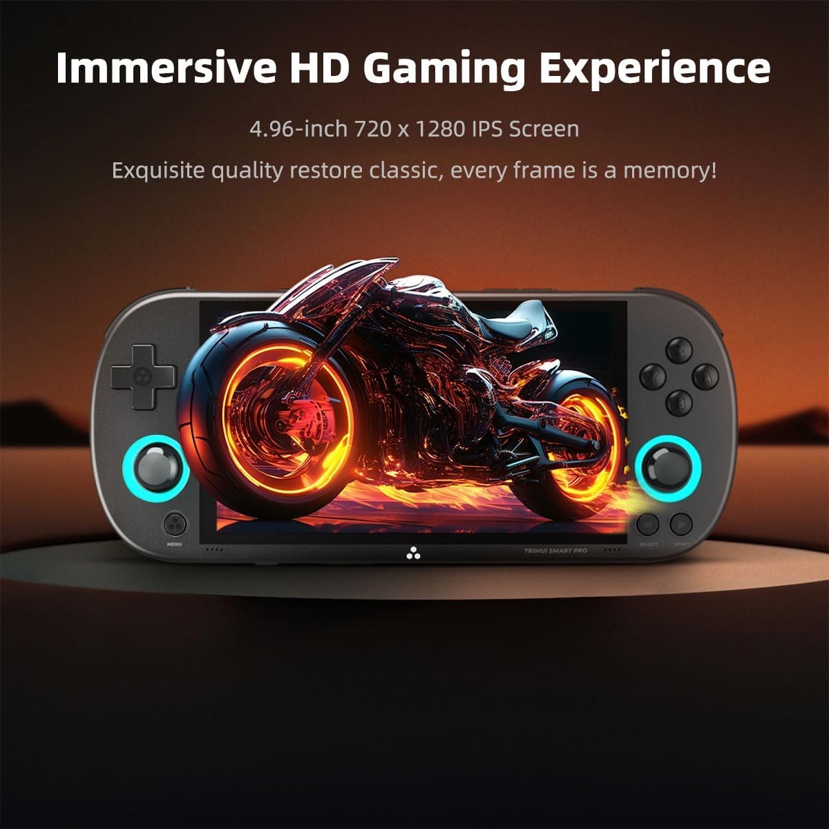 Trimui Smart Pro Handheld 4.96 IPS 5000mAh Black
