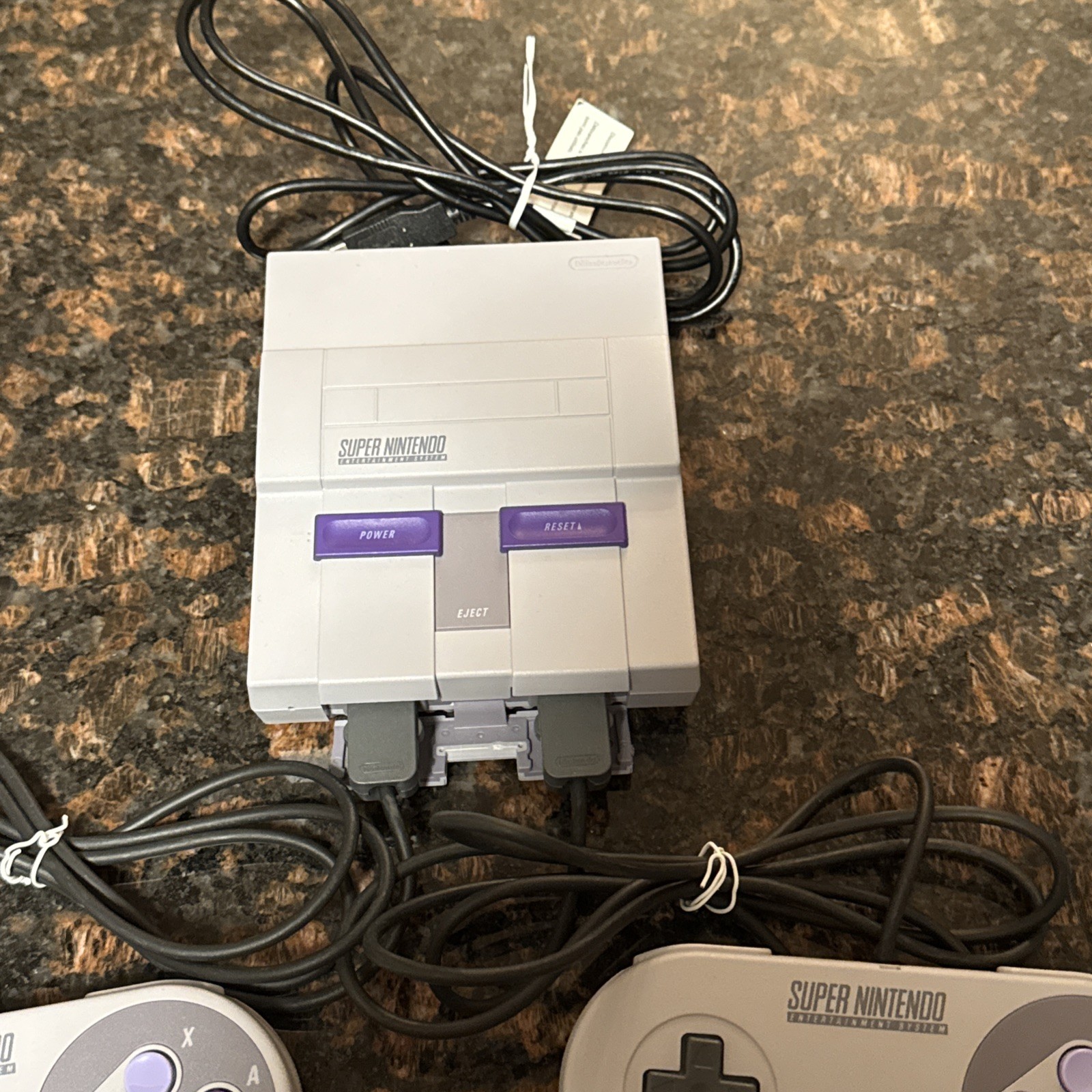 Super Nintendo Super NES Control Deck Console Gaming System CLV-201 Gray