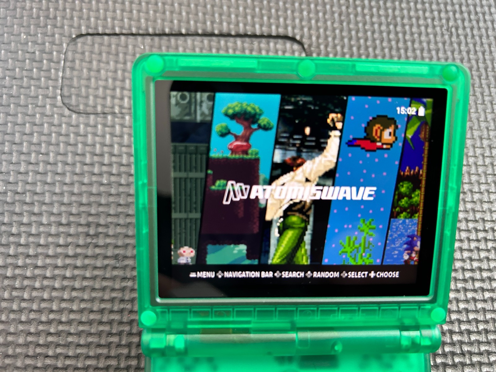 ANBERNIC RG35XX SP (TRANSPARENT GREEN) KNULLI 2 OS (64GB GAME CARD) (GXRG)