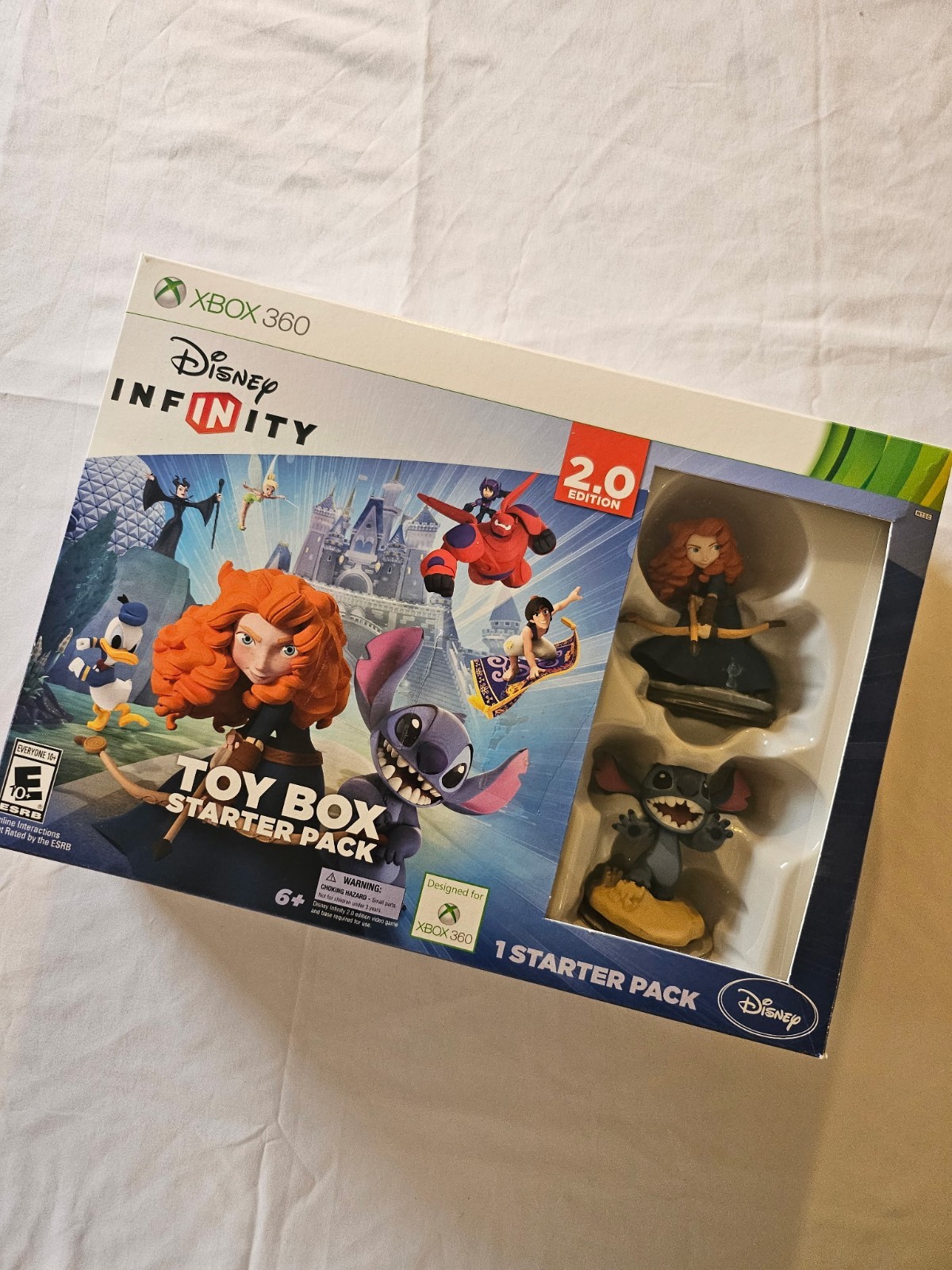 Disney Infinity 2.0 Edition Toy Box Starter Pack Xbox 360 Merida Stitch Manual