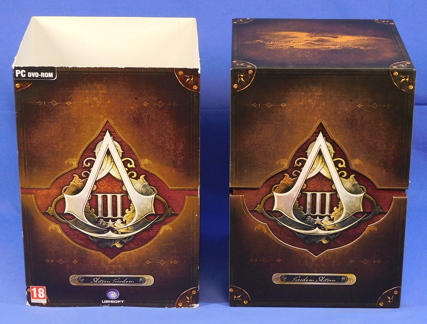 ASSASSIN’S CREED III 3 FREEDOM FRENCH COLLECTOR’S EDITION PC NEW IN OPEN BOX