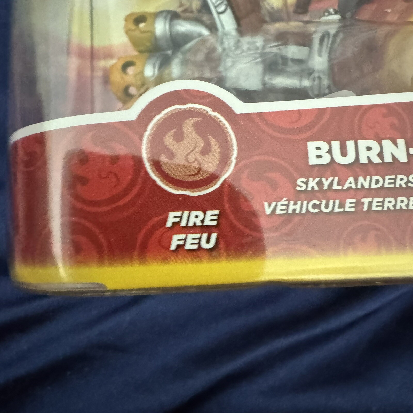Skylanders Superchargers Burn Cycle Vehicle Figure Land Fire 2015 New In The Box