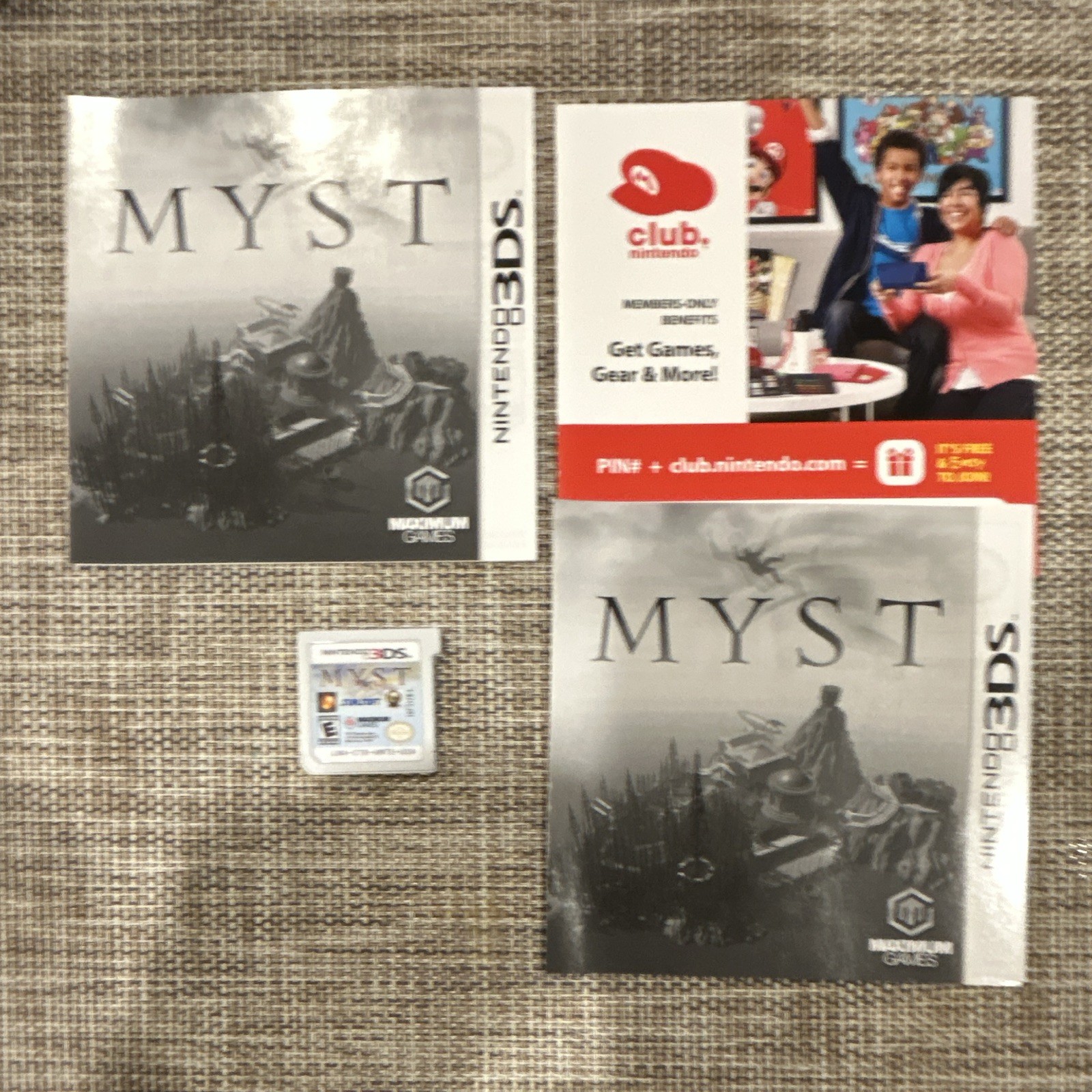 Maximum Games Myst (Nintendo 3DS) NTSC-U/C E-Everyone Myst Series w/ Manual