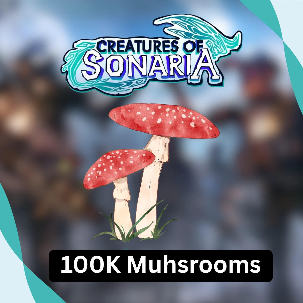 Creatures of Sonaria COS 50K – 10 Million Mushrooms | 50K to 10M ⚡Fast Delivery⚡