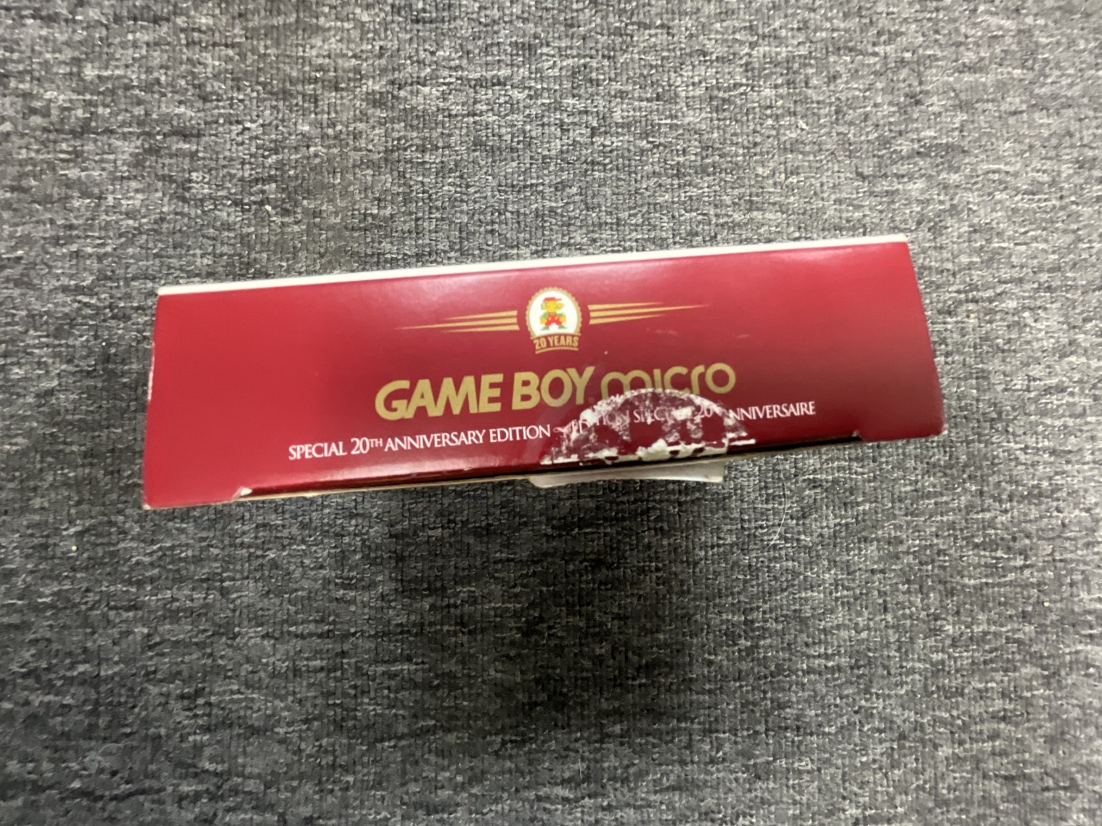 Nintendo Game Boy Micro 20th Anniversary Edition CIB Complete In Box Near Mint
