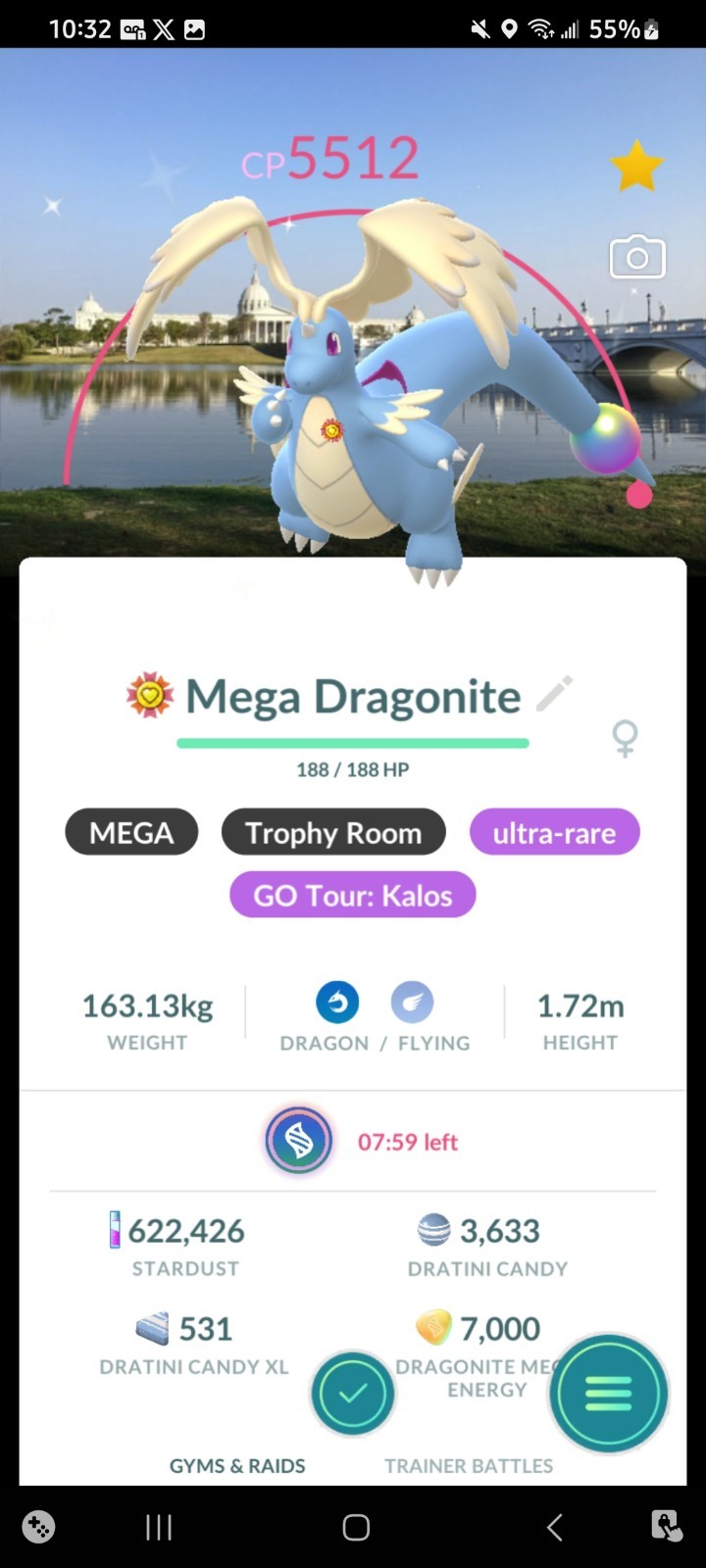 Shiny Dragonite Taiwan (50 + 3 Moves) Pokemon Go 20k Dust