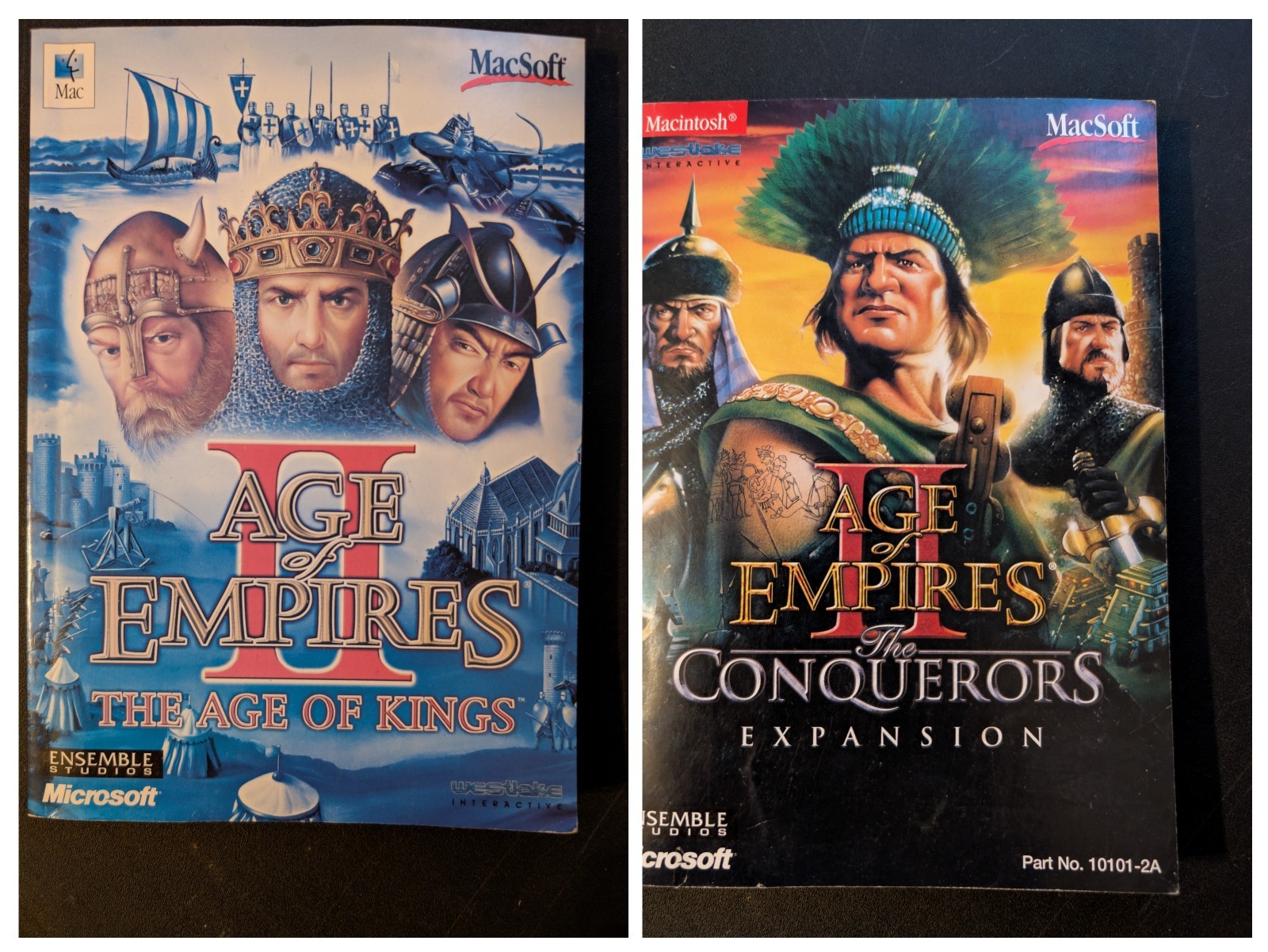 Age Of Empires II Conquerors & The Age of Kings MANUAL BOOKLET ONLY Macintosh