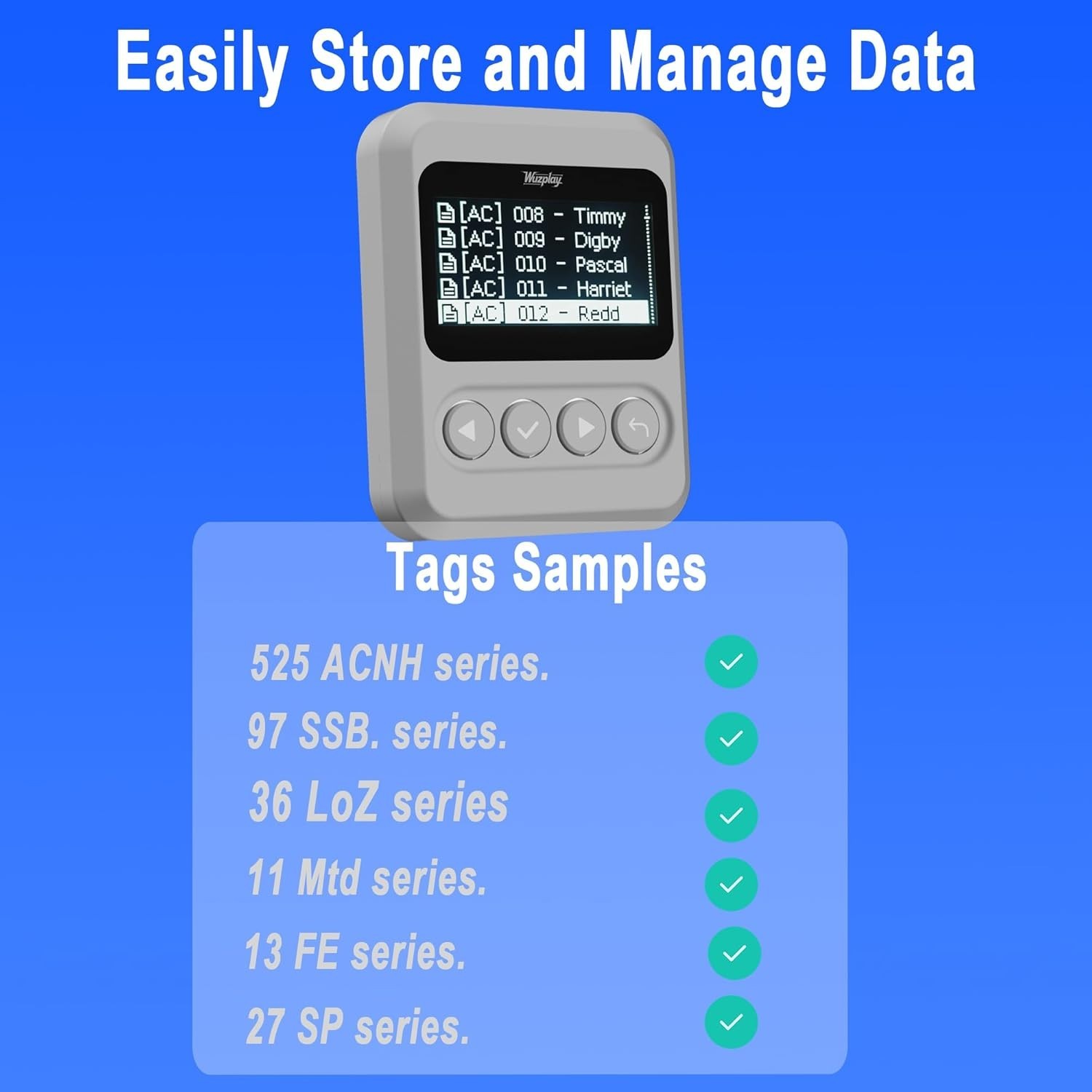 User-Friendly NFC Emulator – Compatible with Switch, 3000+ Entries Functionality