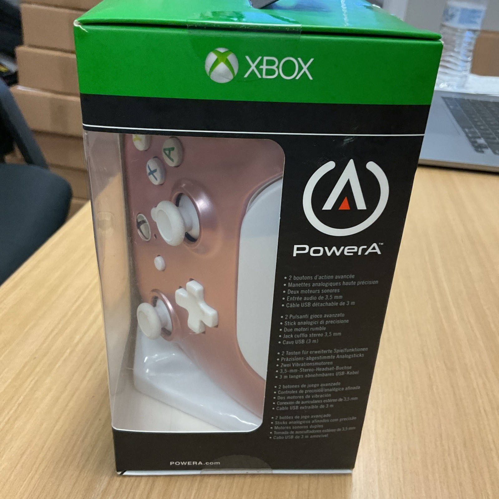 Microsoft XBOX One / PC PowerA Enhanced Wired Controller Brushed Rose Gold