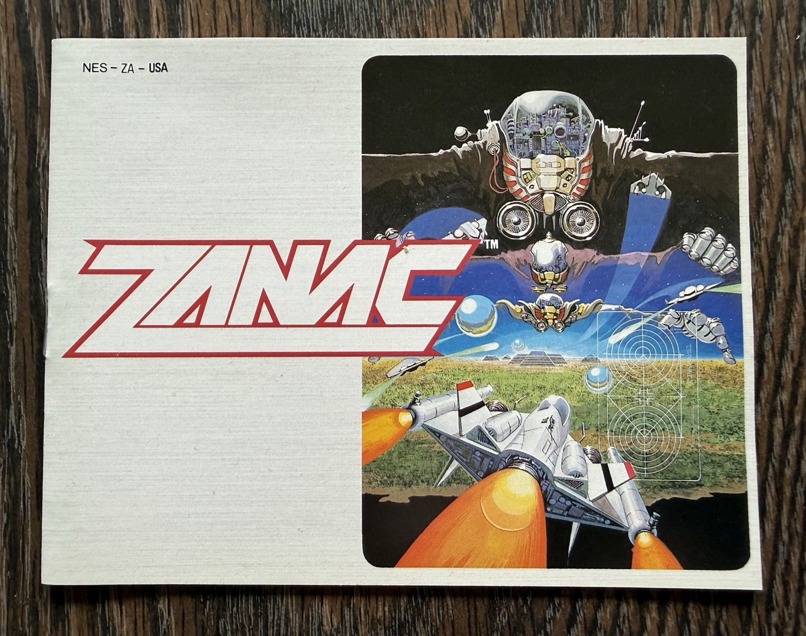 Zanac FIRST PRINT 5-Screw Complete in Box CIB (Nintendo NES 1987) Combine Ship🔥