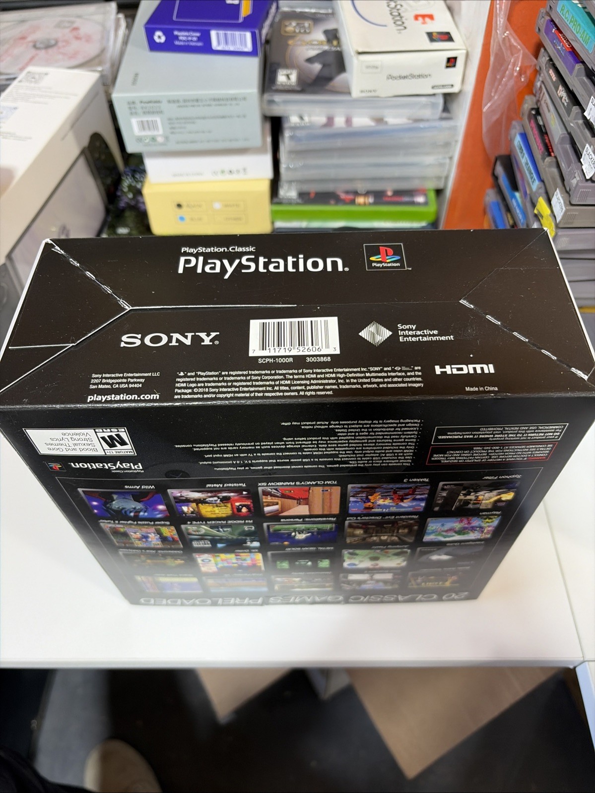 Sealed Sony PlayStation Classic Mini Edition Video Game Console New In Box