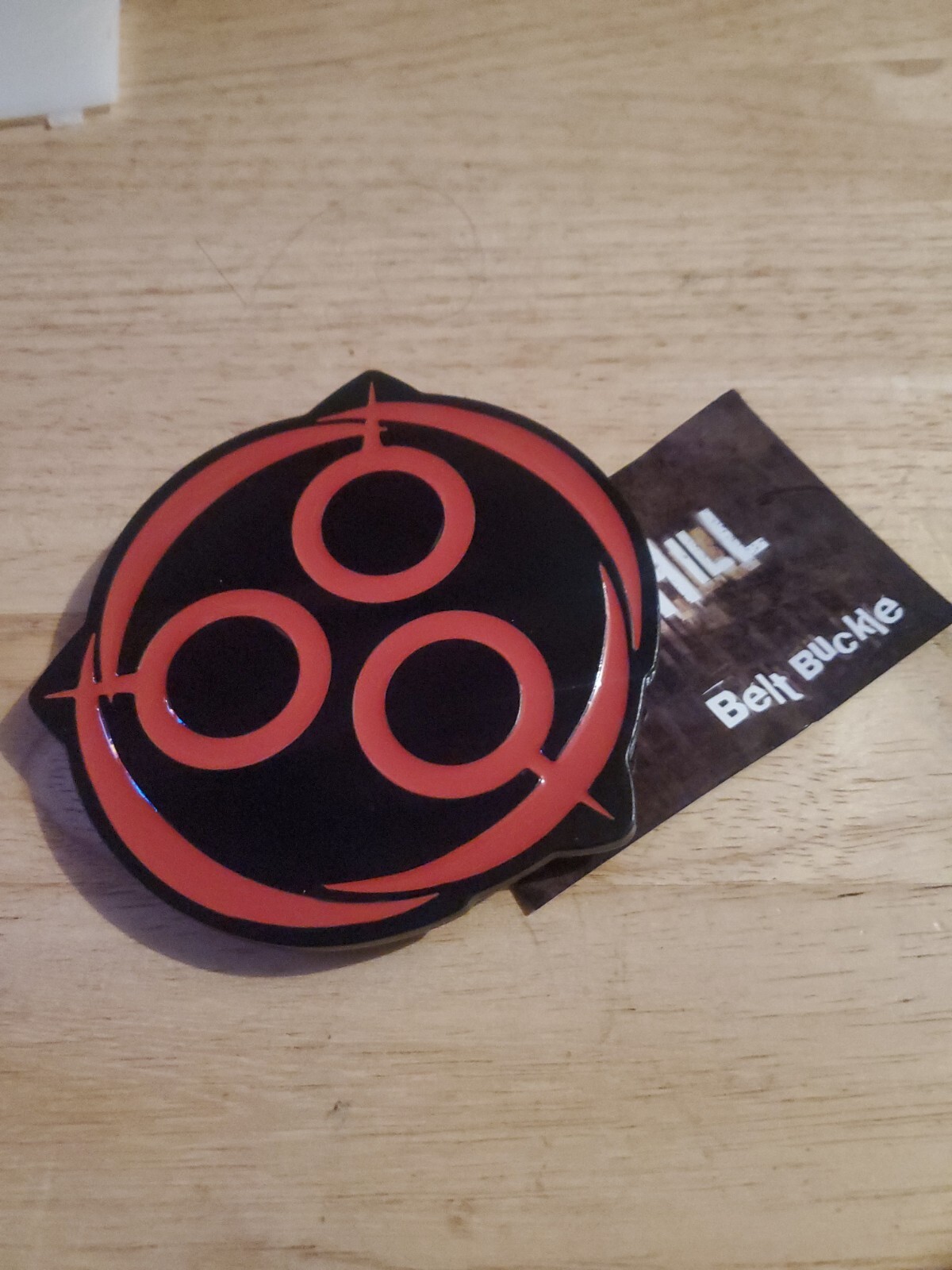 2008 Silent Hill Belt Buckle Konami Horror Emblem Icon