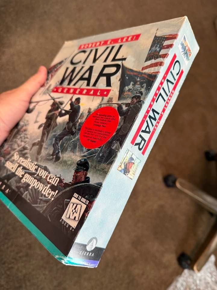 CIVIL WAR -ROBERT E. LEE GENERAL- BIG BOX EDITION – PC game -NEW/FACTORY SEALED