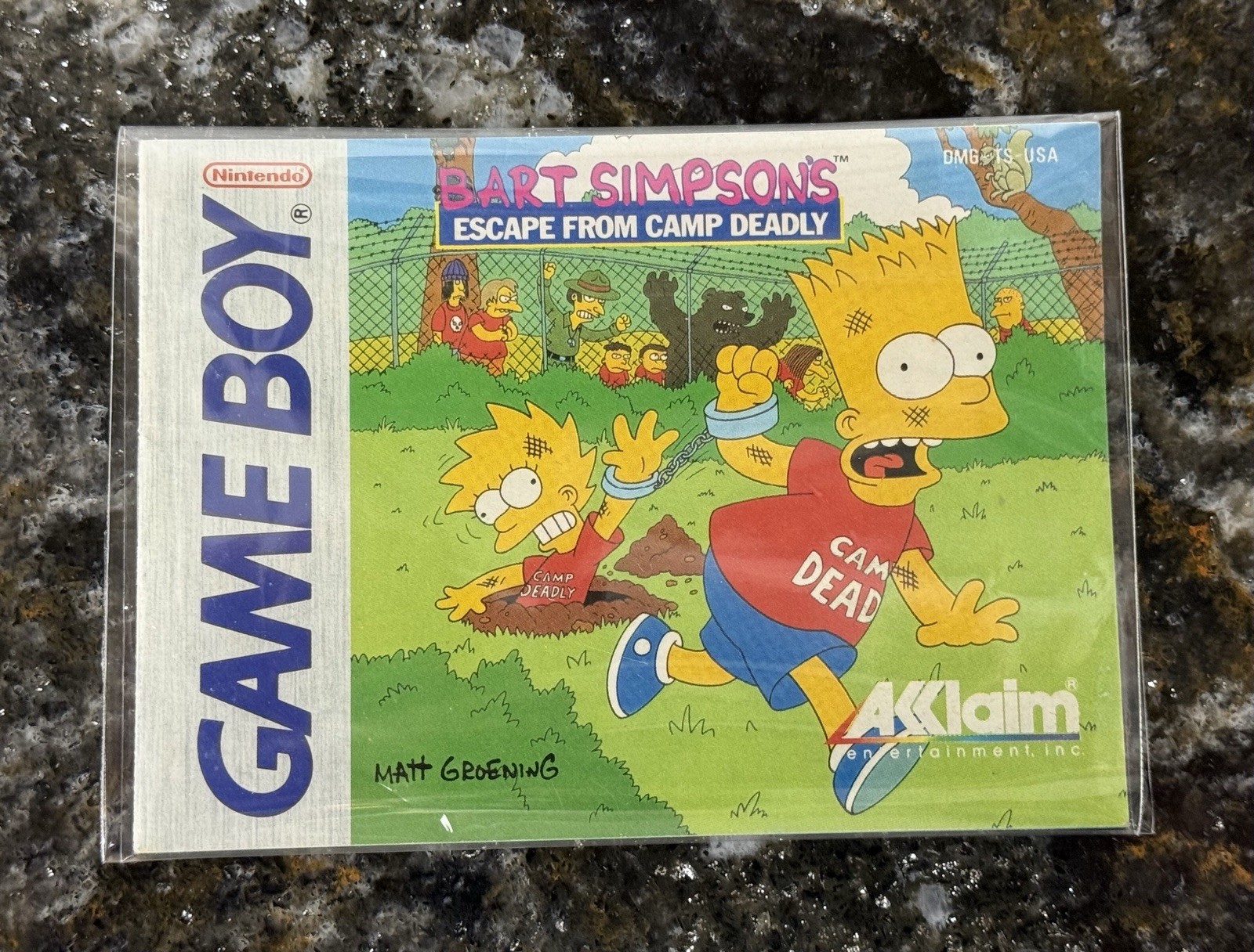 Bart Simpson’s Escape From Camp Deadly (Nintendo Game Boy) Manual Only