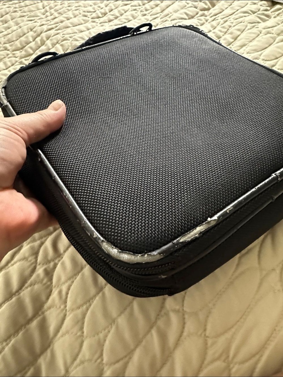 Nintendo Black 3DS Travel Elite Transporter Case with Handle No Strap Padded