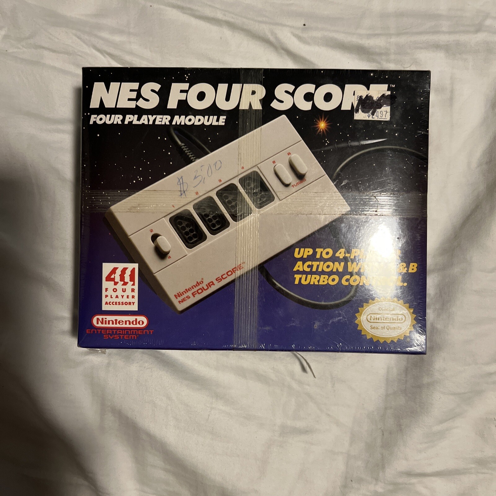 Nintendo Nes 4 Score Module factory sealed with security seal 1 of a kind