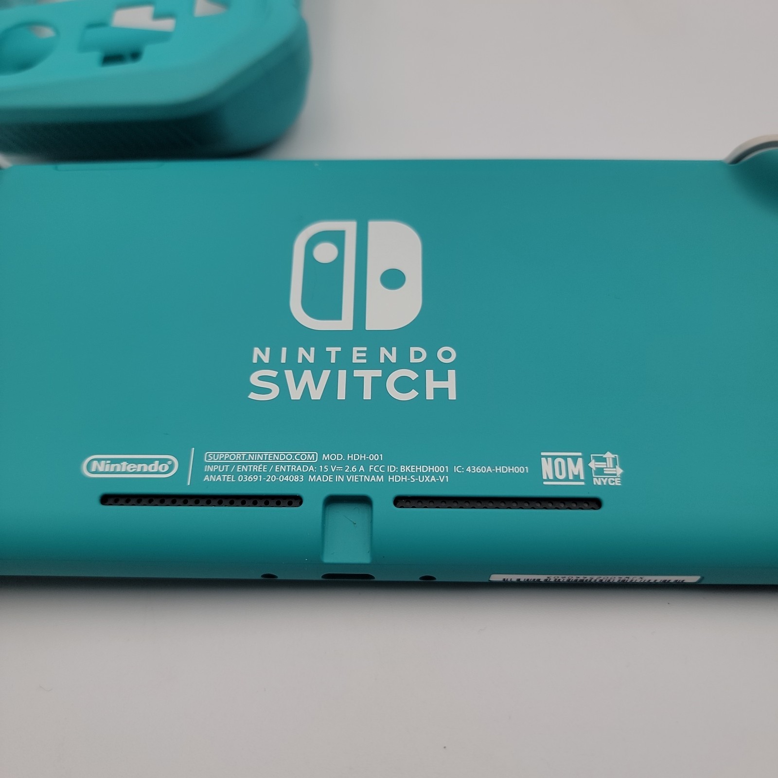 Nintendo Switch Lite HDH-001 32GB Turquoise Handheld Console W/ CASE Puppy Paw