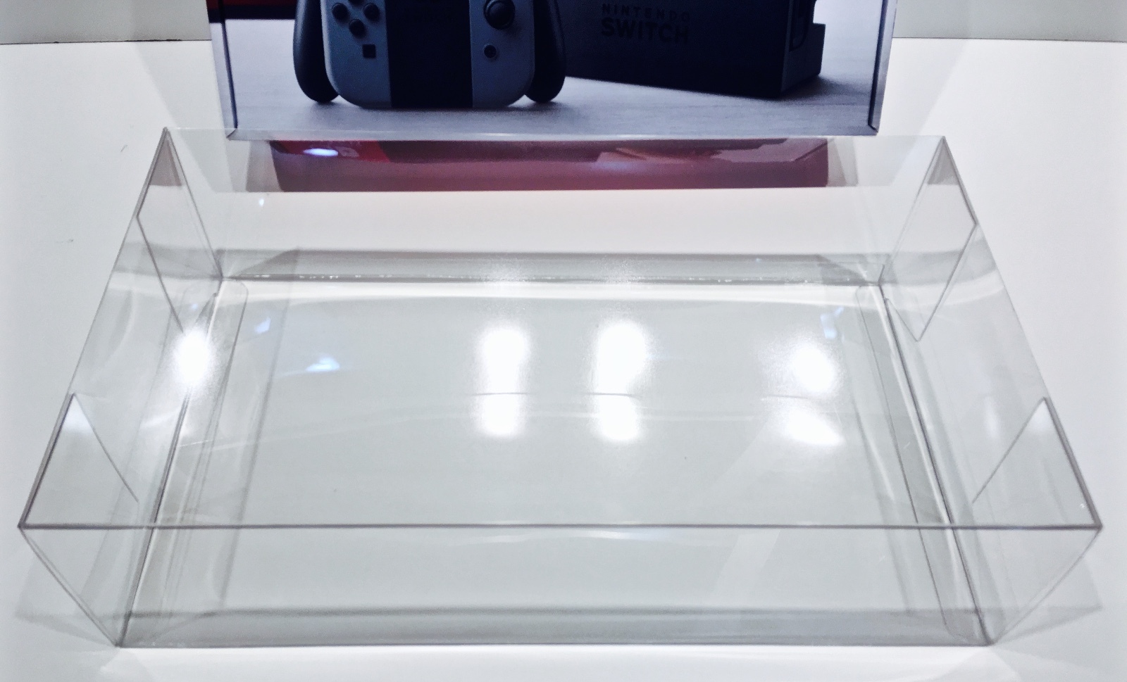 1 Console Box Protector For Nintendo SWITCH Original + Super Smash Bros. READ!