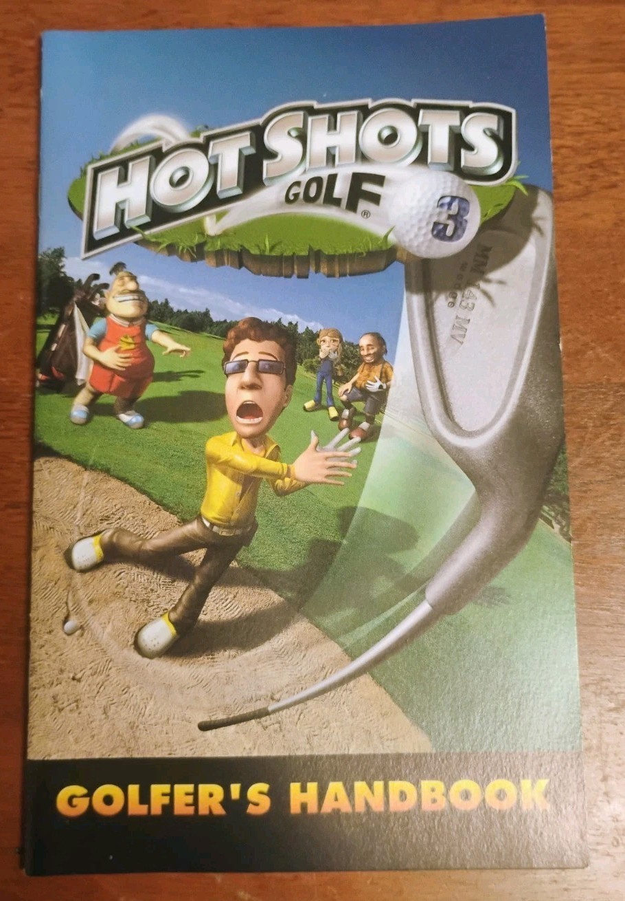 Hot Shots Golf 3 (Sony PlayStation 2, 2003) Instruction Manual Only