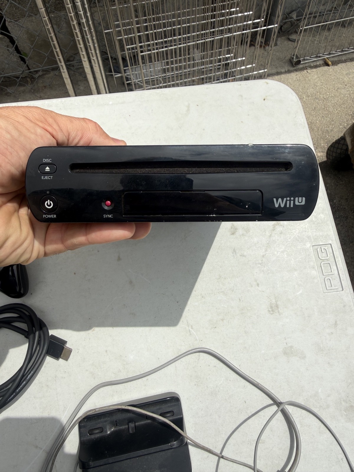 Nintendo Wii Video Game Console RVL-001 Black Wii U WUP-010 Bundle Nice Works