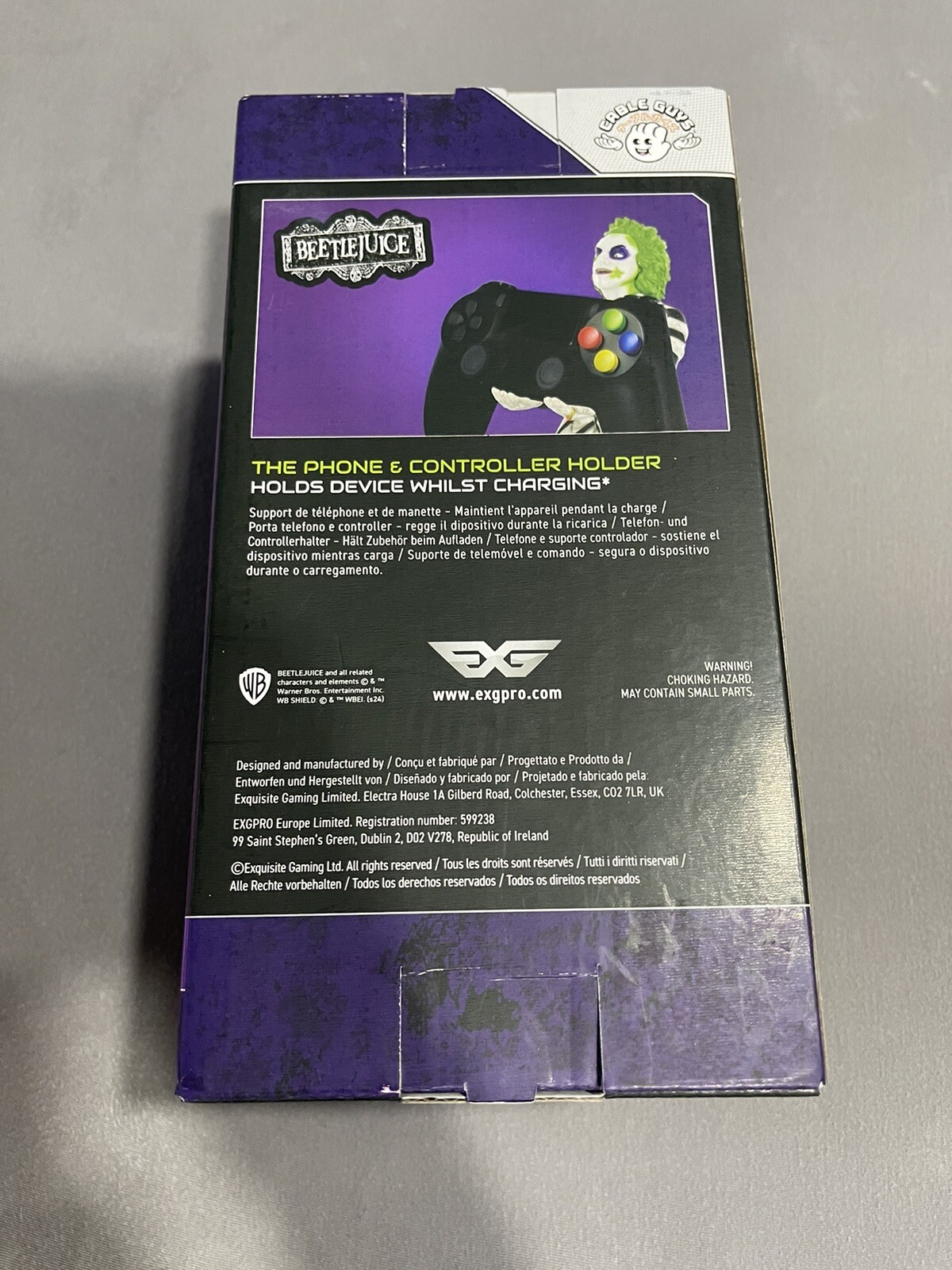 Beetlejuice Playstation XBOX Controller Stand Cable Guys Exgpro New
