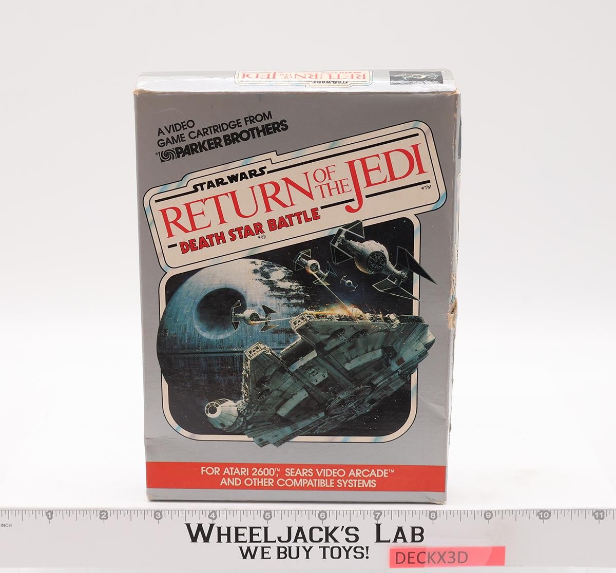 Star Wars Return of the Jedi Death Star Battle ATARI 2600 1983 Parker Brothers