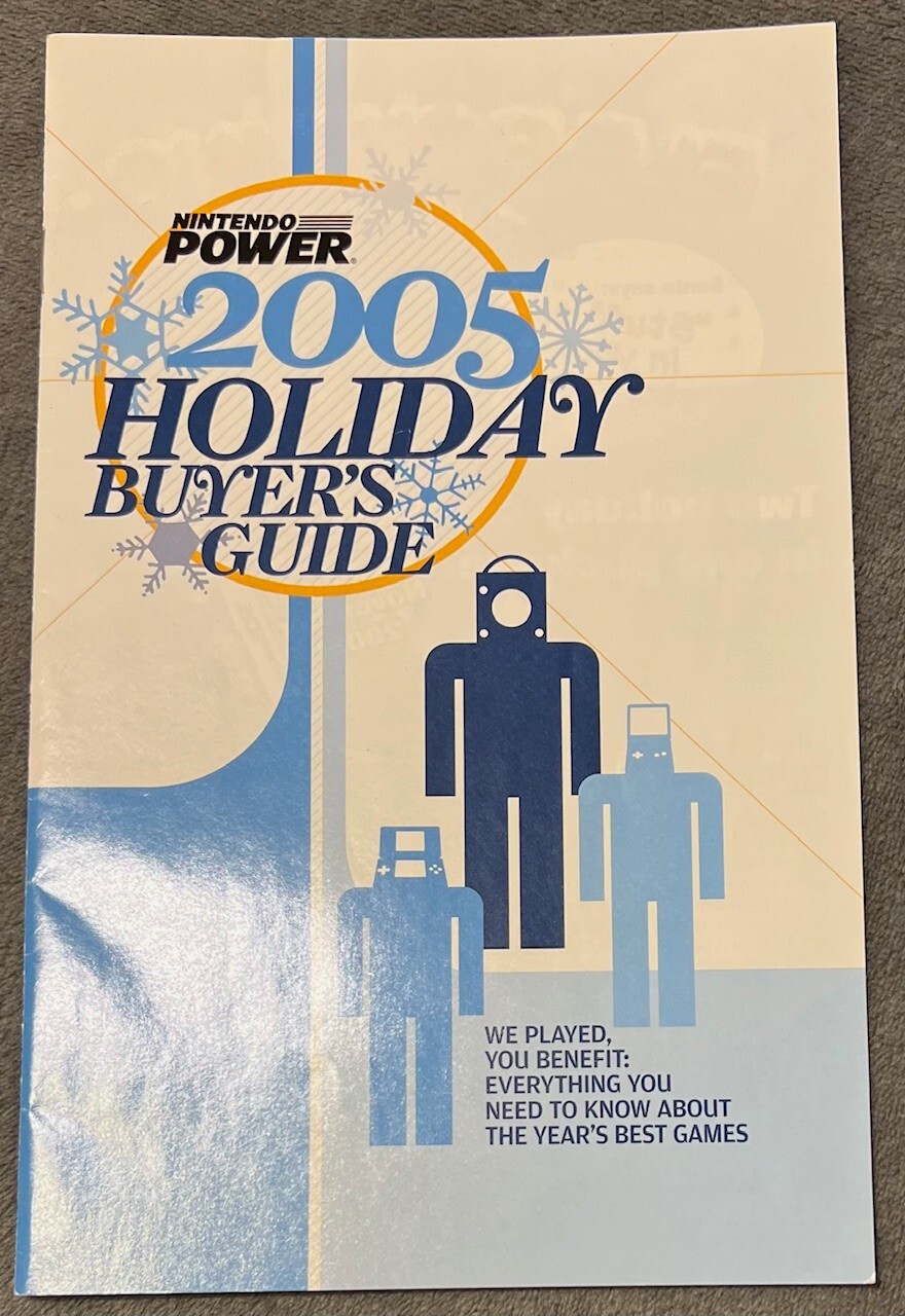 Nintendo Power 2005 Holiday Buyer’s Guide Promotional Booklet DS GBA Gamecube