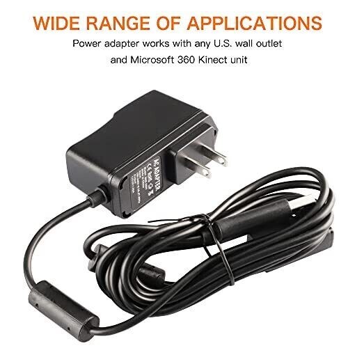 Kinect Adapter for Xbox 360 USB to AC Power Supply Adapter