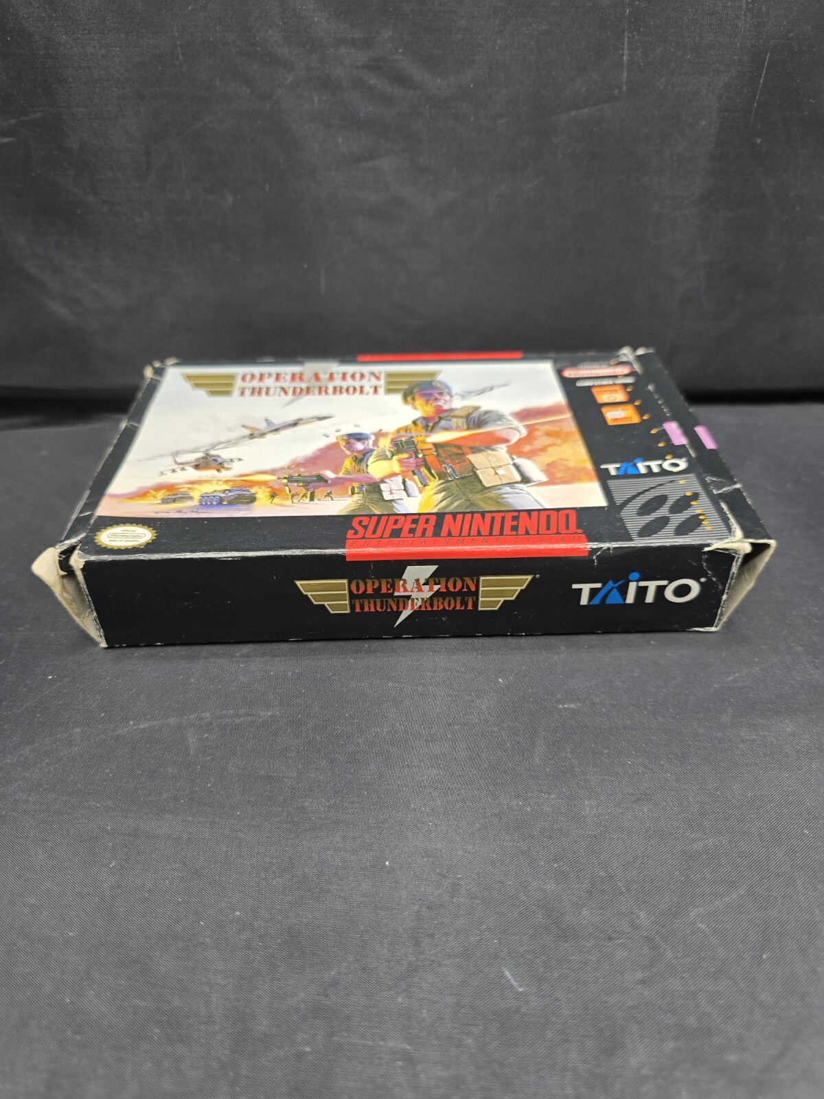 Operation Thunderbolt (Super Nintendo 1994) SNES Complete CIB Manual Authentic