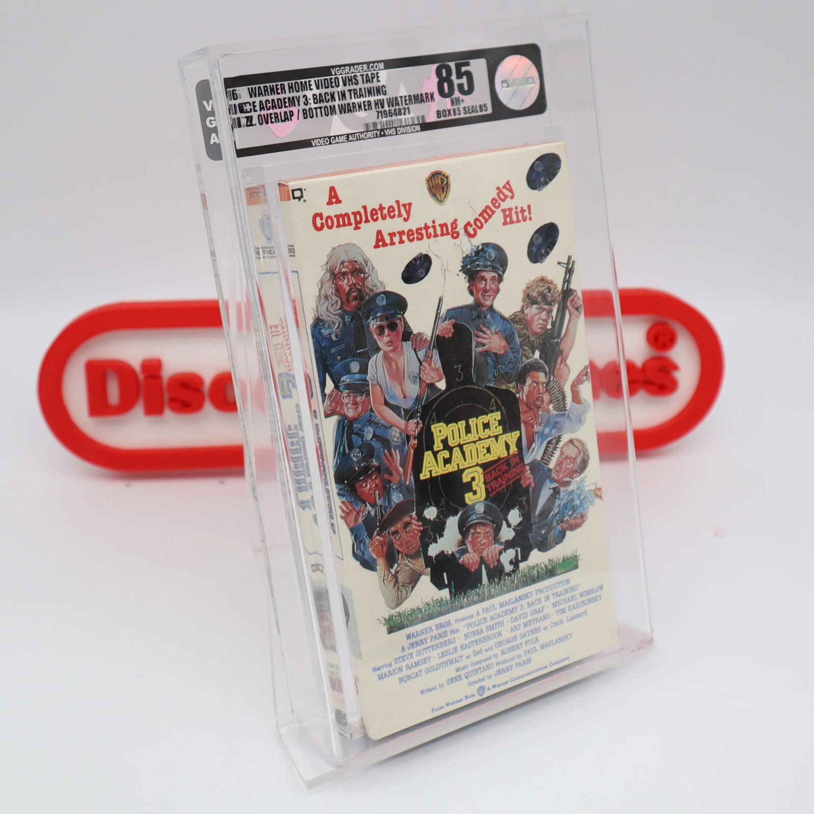 POLICE ACADEMY 3 III – VGA GRADED 85 BOX & 85 SEAL! NEW & Factory Sealed! (VHS)