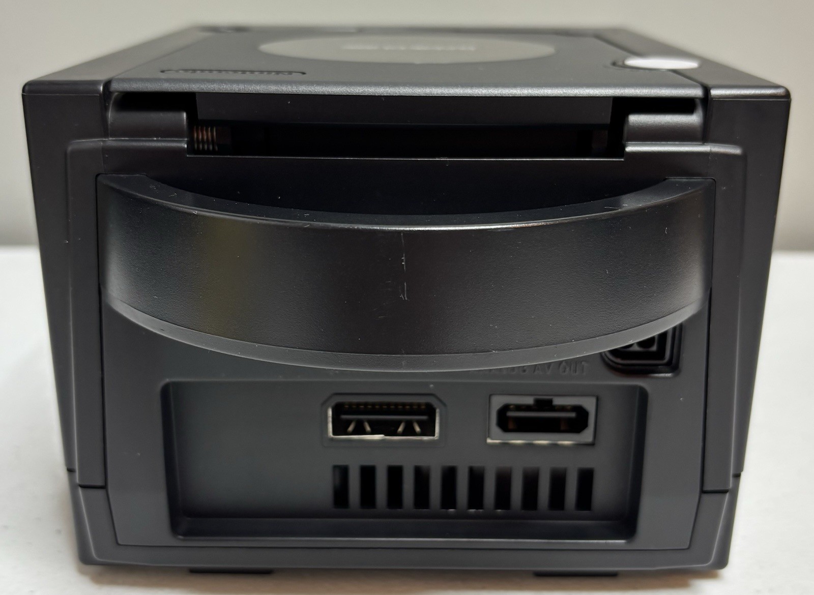 Nintendo GameCube Black Console DOL-001 USA Digital AV Out – Works After Warm Up
