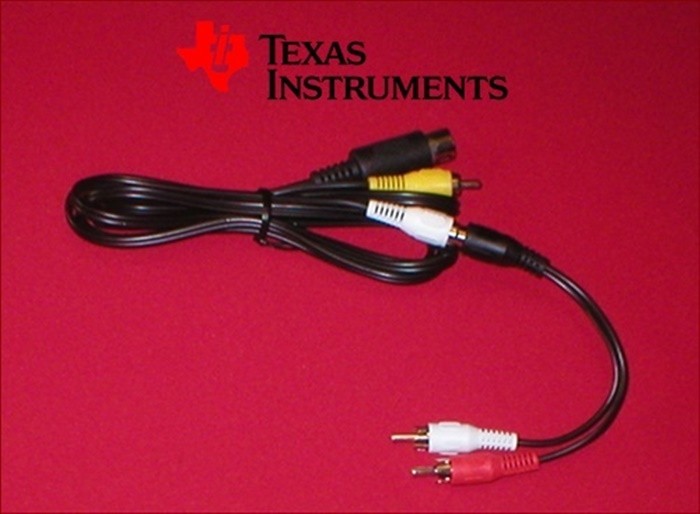 6Ft AV Cable W/ Y Splitter Stereo Adapter for Texas Instruments TI-99/4A NEW