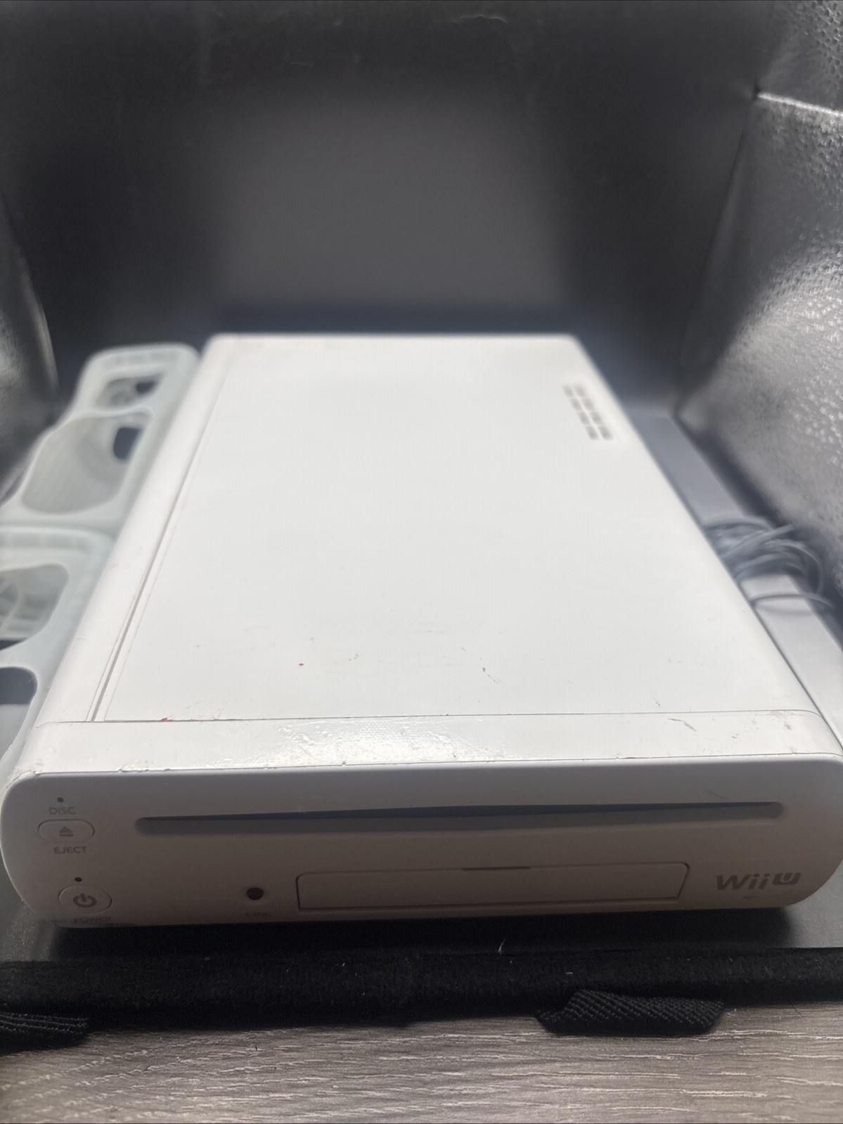 Nintendo Wii U WUP-001 8GB White Console, Cables, and Motion Sensor- Tested!