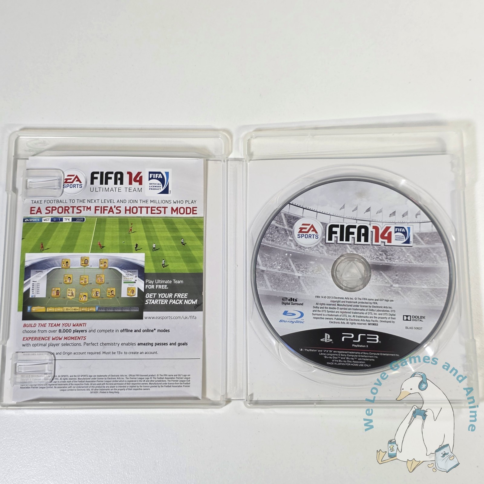 FIFA 14 Ultimate Edition PS3 PlayStation 3 Chinese Hong Kong Asia Cover Variant