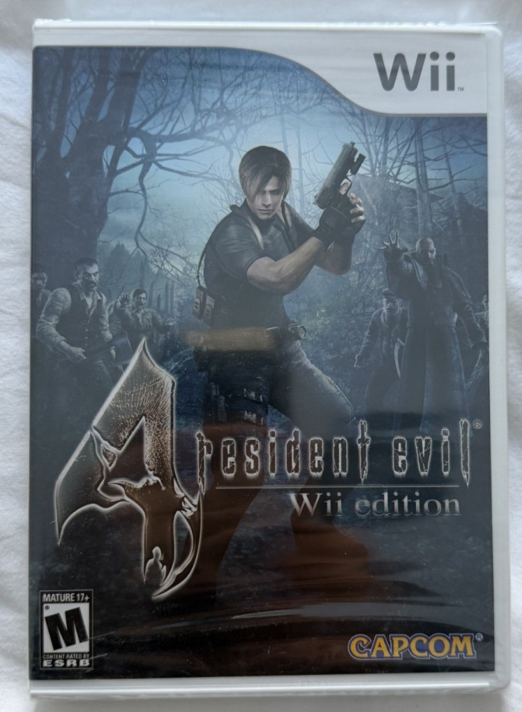 Nintendo Wii Game RESIDENT EVIL 4 IV – NEW & Factory Sealed
