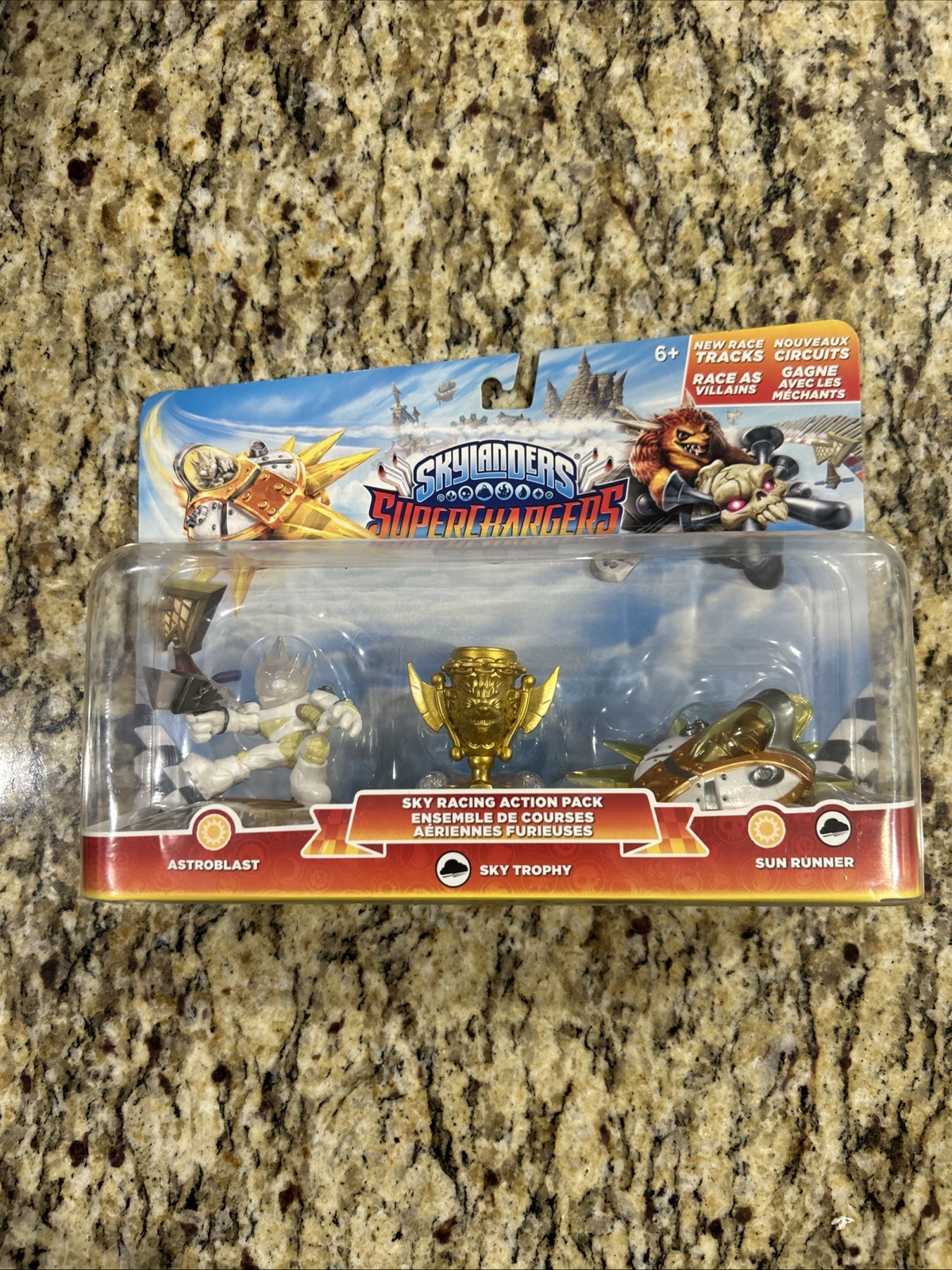 Skylanders Superchargers Sky Racing Action Pack Astroblast Sky Trophy Sun Runner